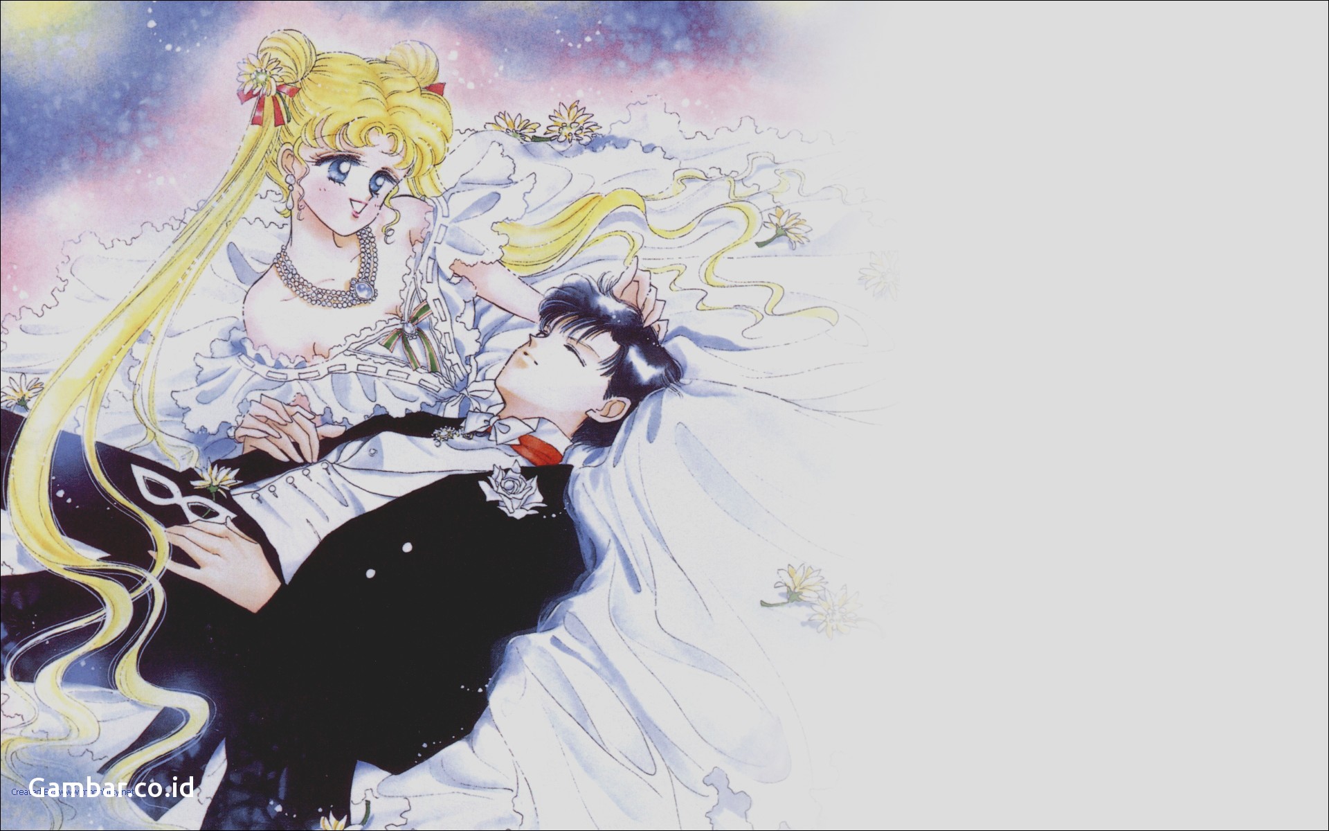 Wallpaper Yang Bisa Bergerak - Princess Serenity Prince Endymion , HD Wallpaper & Backgrounds