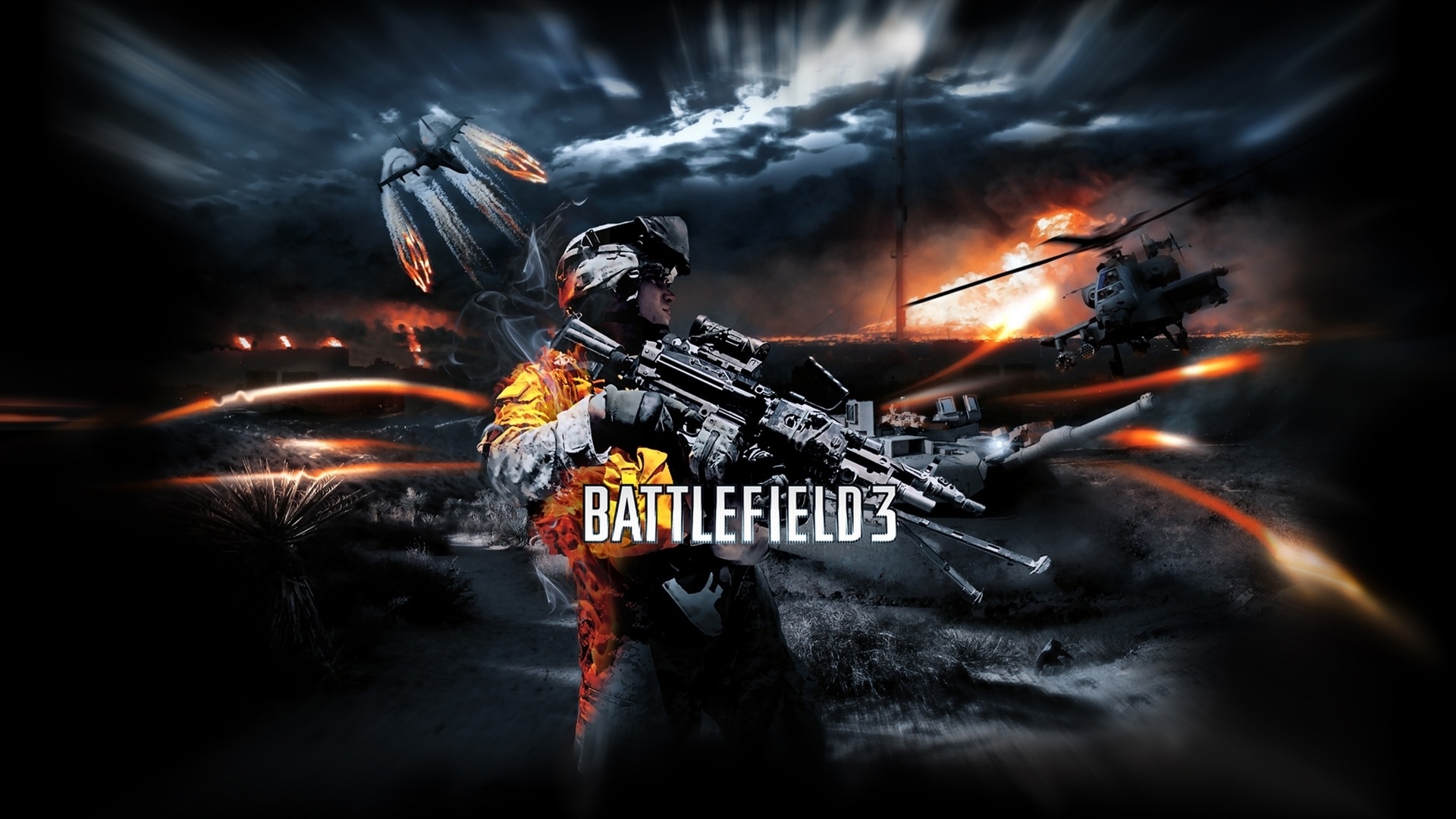Wallpaper Battlefield 3 Game Hd - Battlefield 3 Wallpaper 1080p , HD Wallpaper & Backgrounds