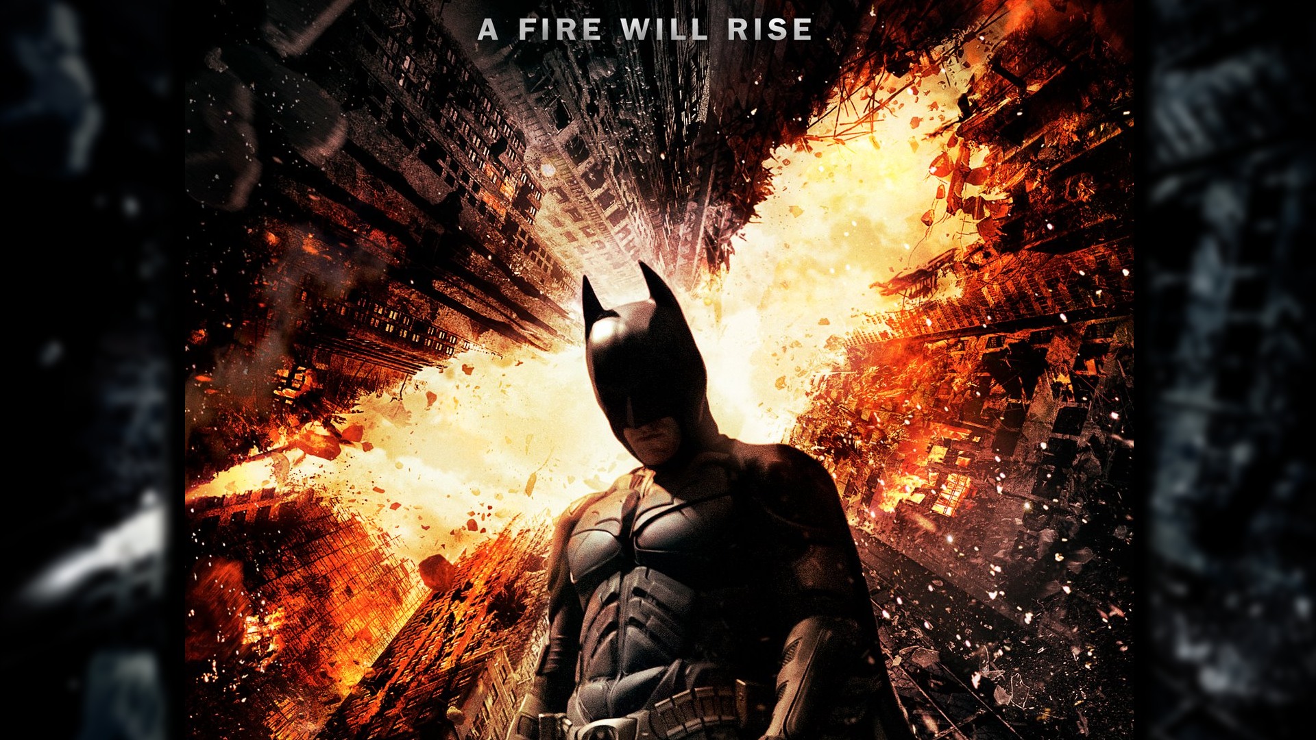 The Dark Knight Rises A Fire Will Rise Desktop Wallpaper , HD Wallpaper & Backgrounds