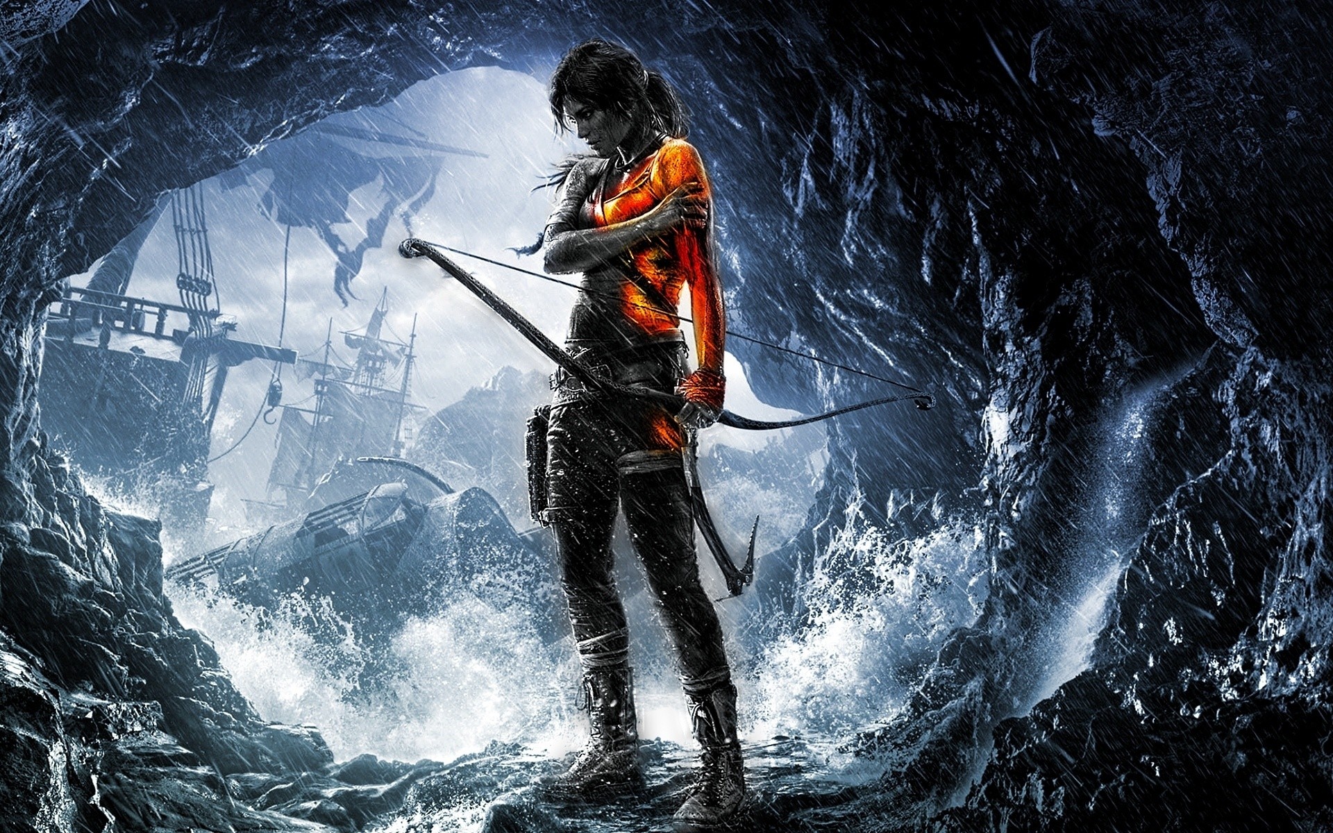 Wallpaper - Lara Croft Tomb Raider Gamer , HD Wallpaper & Backgrounds