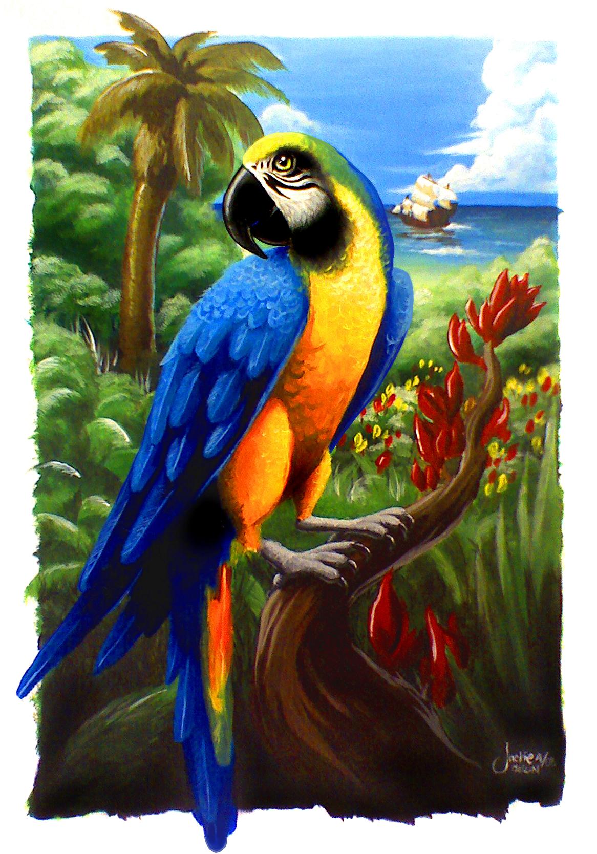 Picture, Download Photo, Wallpapers For Desktop, Parrot, - Parrot Painting Famous , HD Wallpaper & Backgrounds