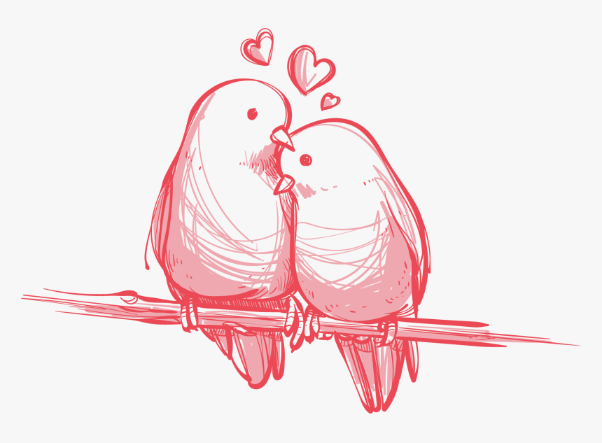 Bird Valentine S Day Wedding Gift Wallpaper - Love Birds Valentine's Day , HD Wallpaper & Backgrounds