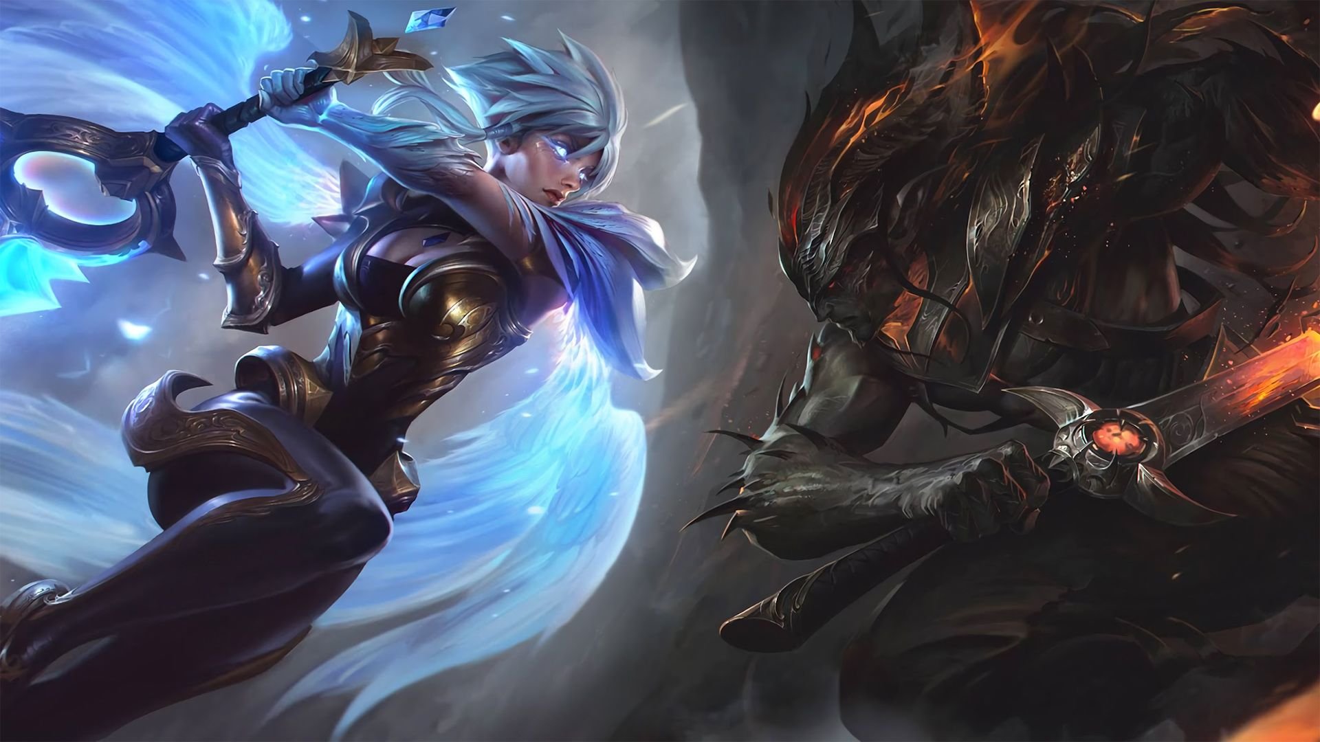 Dawnbringer Riven Nightbringer Yasuo , HD Wallpaper & Backgrounds