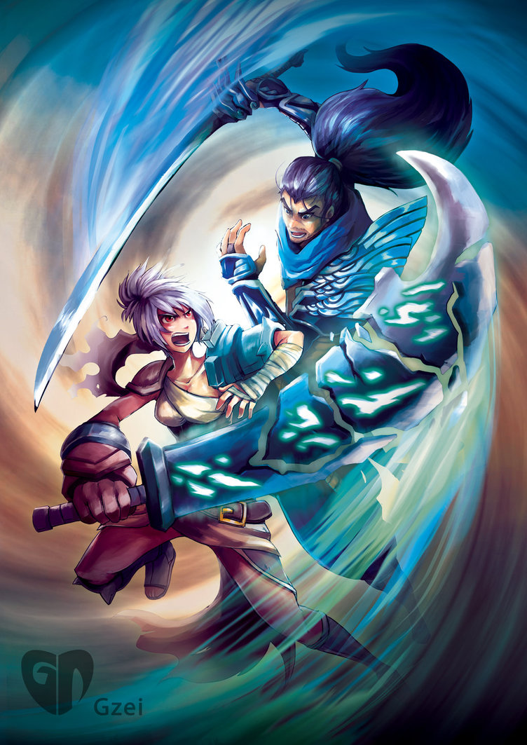 Yasuo Vs Riven Wallpaper Wallpapersafari - Lol Yasuo Wallpaper Iphone , HD Wallpaper & Backgrounds