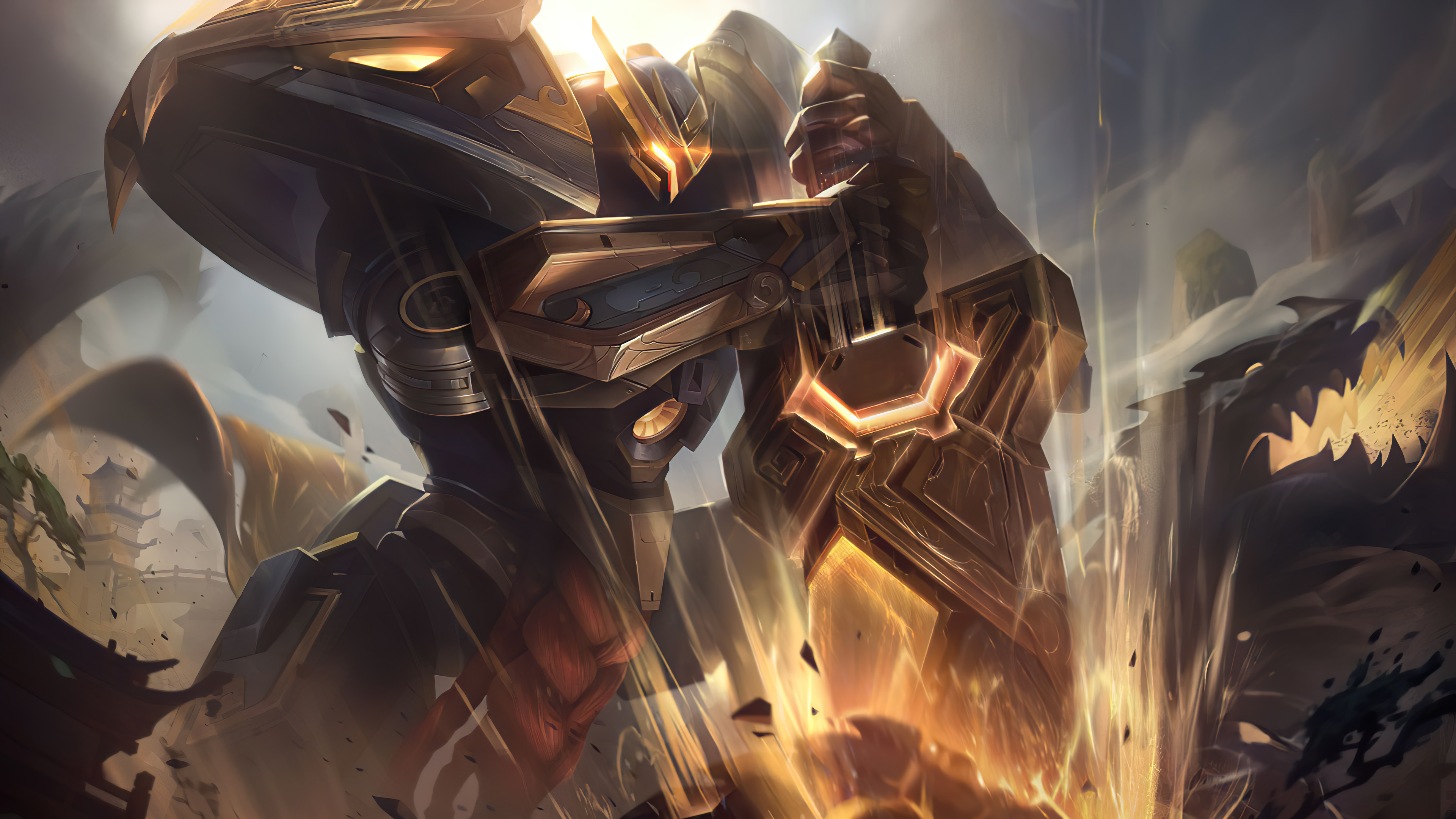 Prestige Mecha Kingdoms Garen , HD Wallpaper & Backgrounds