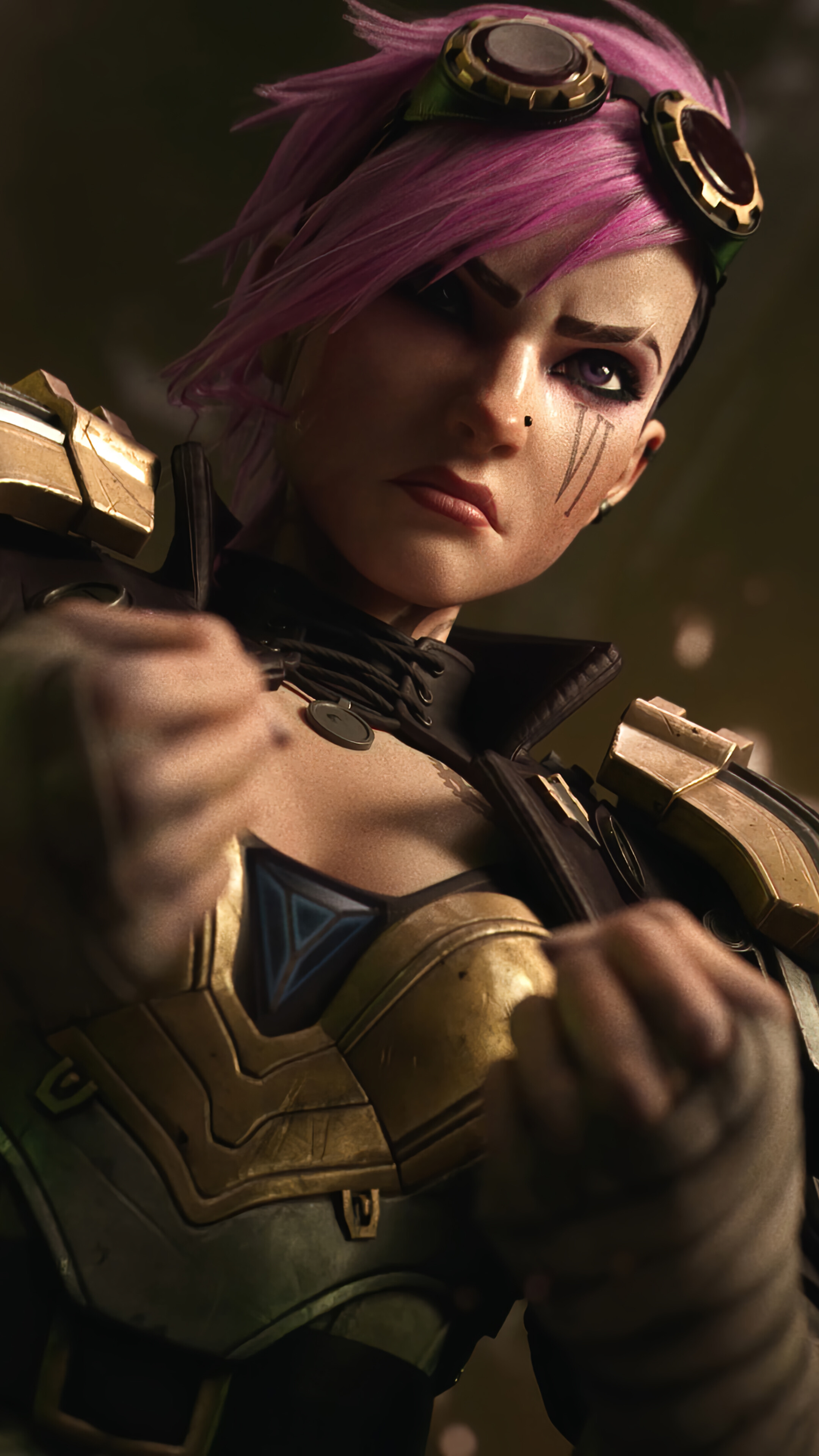 Vi, Lol, Season, 2020, 4k Iphone 10,7,6s,6 Hd Wallpapers, - Warriors Lol Wallpaper 2020 , HD Wallpaper & Backgrounds