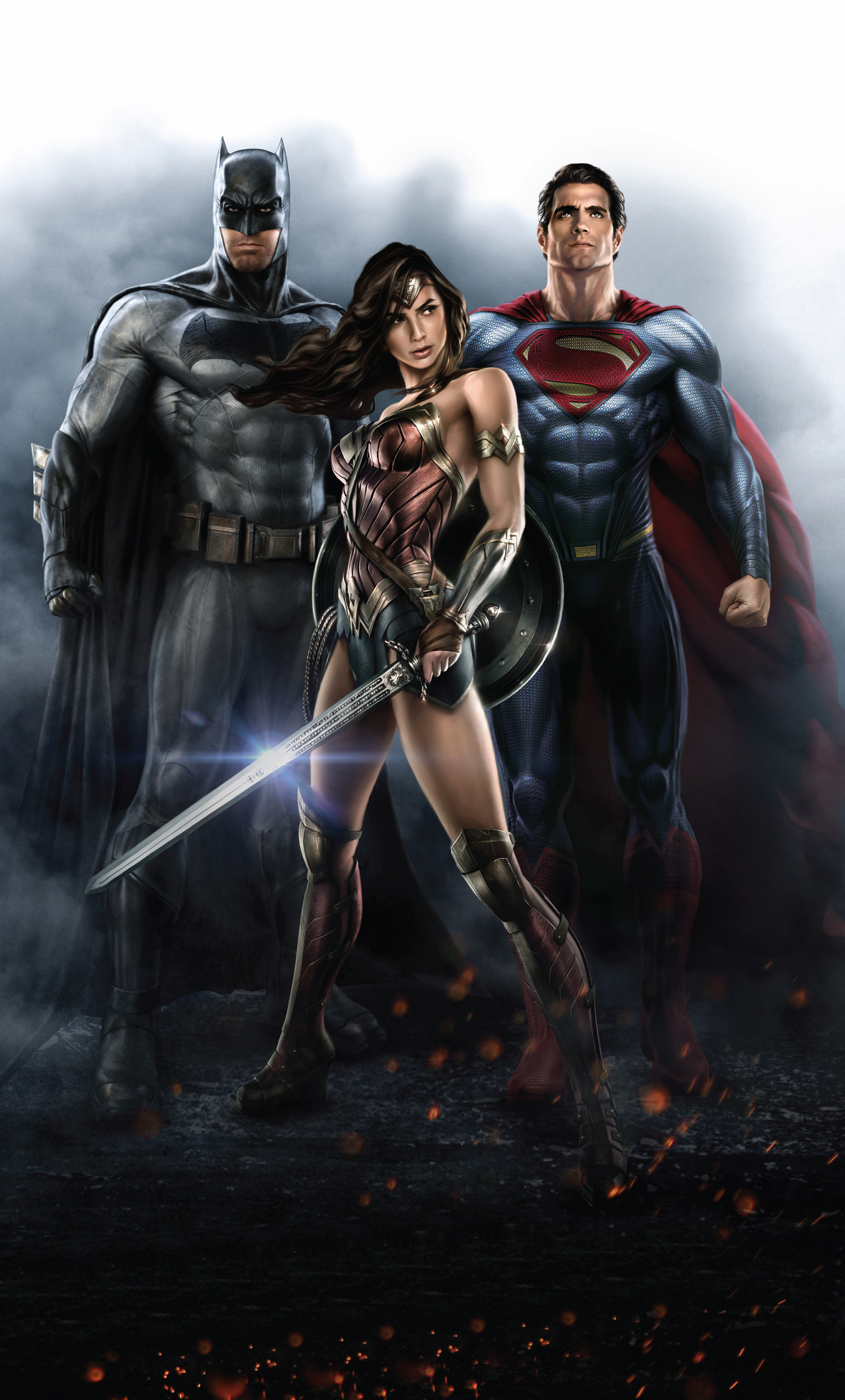 Batman Wonder Woman Superman 4k , HD Wallpaper & Backgrounds