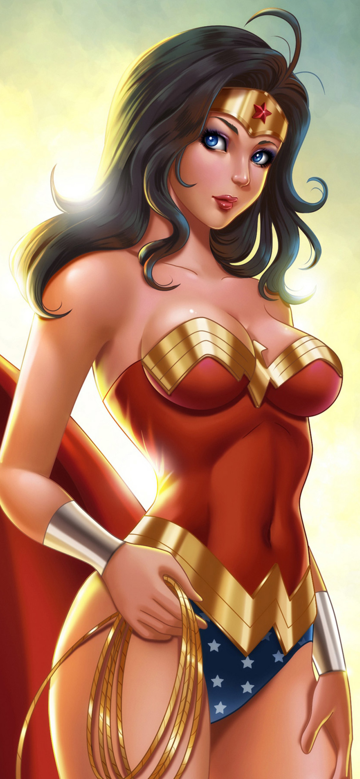 Power Girl And Wonder Woman - Woman Warrior , HD Wallpaper & Backgrounds