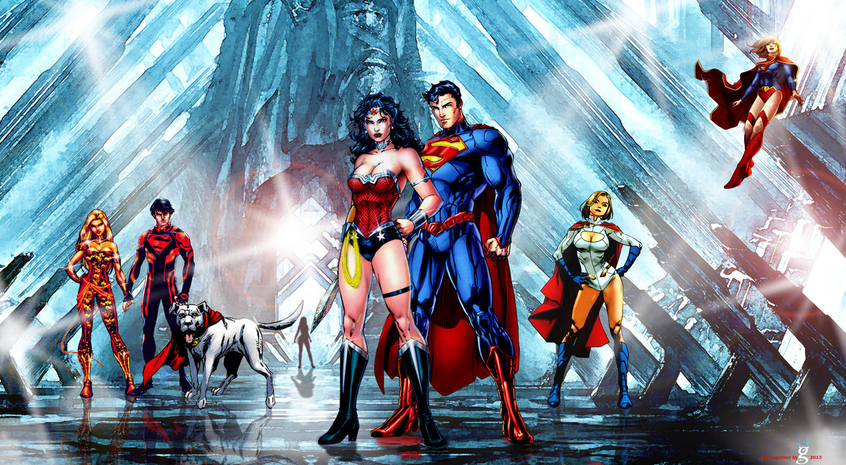 Another Free Hd Wallpapers - Superman And Wonder Woman Kids , HD Wallpaper & Backgrounds