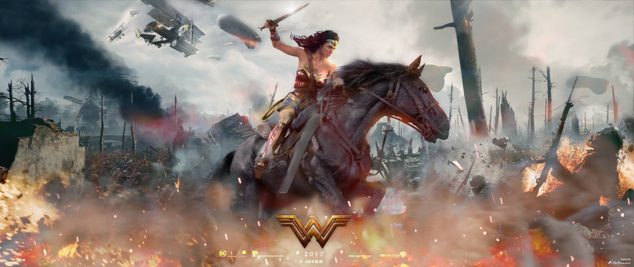 Hd Wallpaper - Wonder Woman 2017 Background , HD Wallpaper & Backgrounds