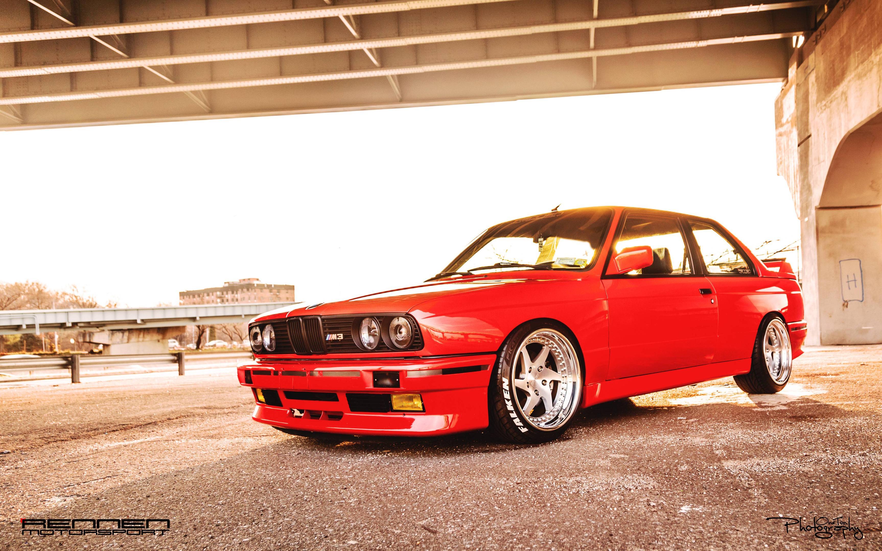 2016 Bmw E30 M3 Review Phone Wallpapers Automotivecool - Bmw E30 M3 Imola Red , HD Wallpaper & Backgrounds