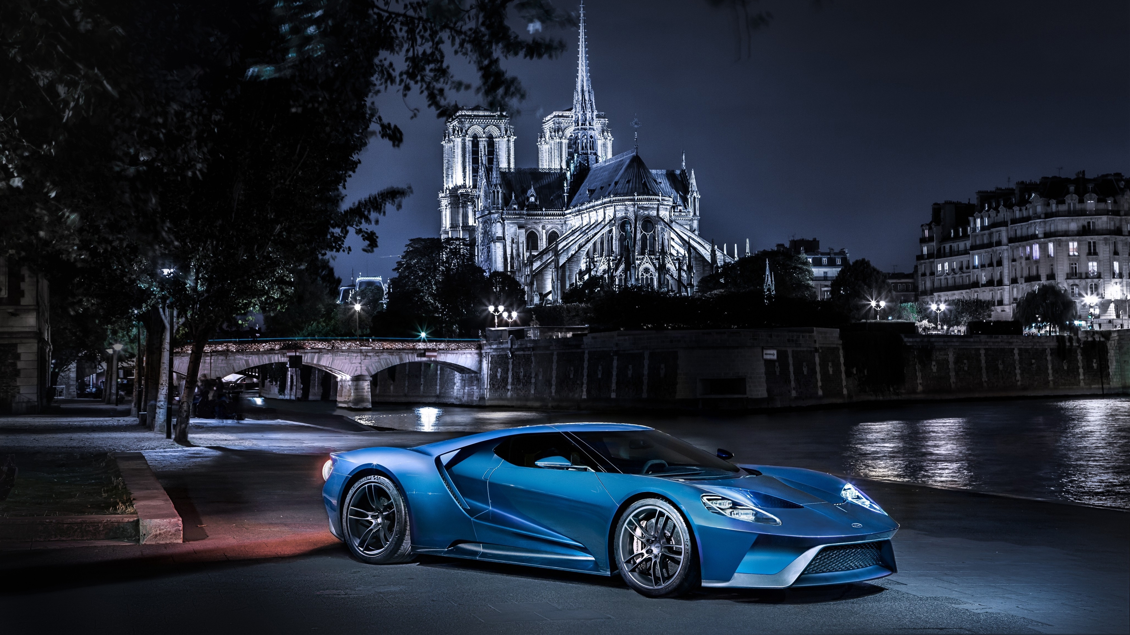 Ford Gt Supercar Wallpaper - Ford Gt , HD Wallpaper & Backgrounds