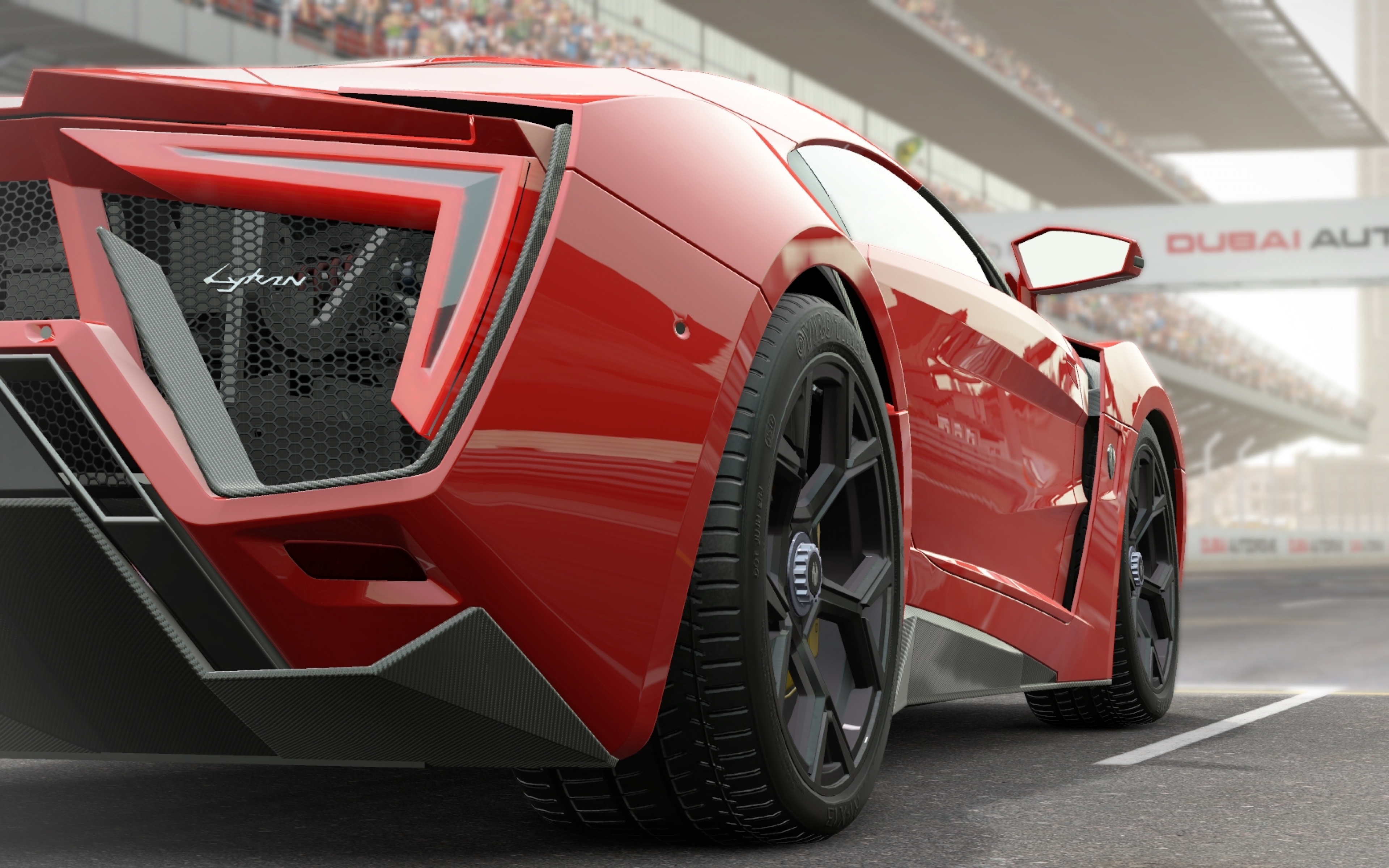 Hd Background Project Cars Lykan Hypersport Red Supercar - 4k Ultra Hd