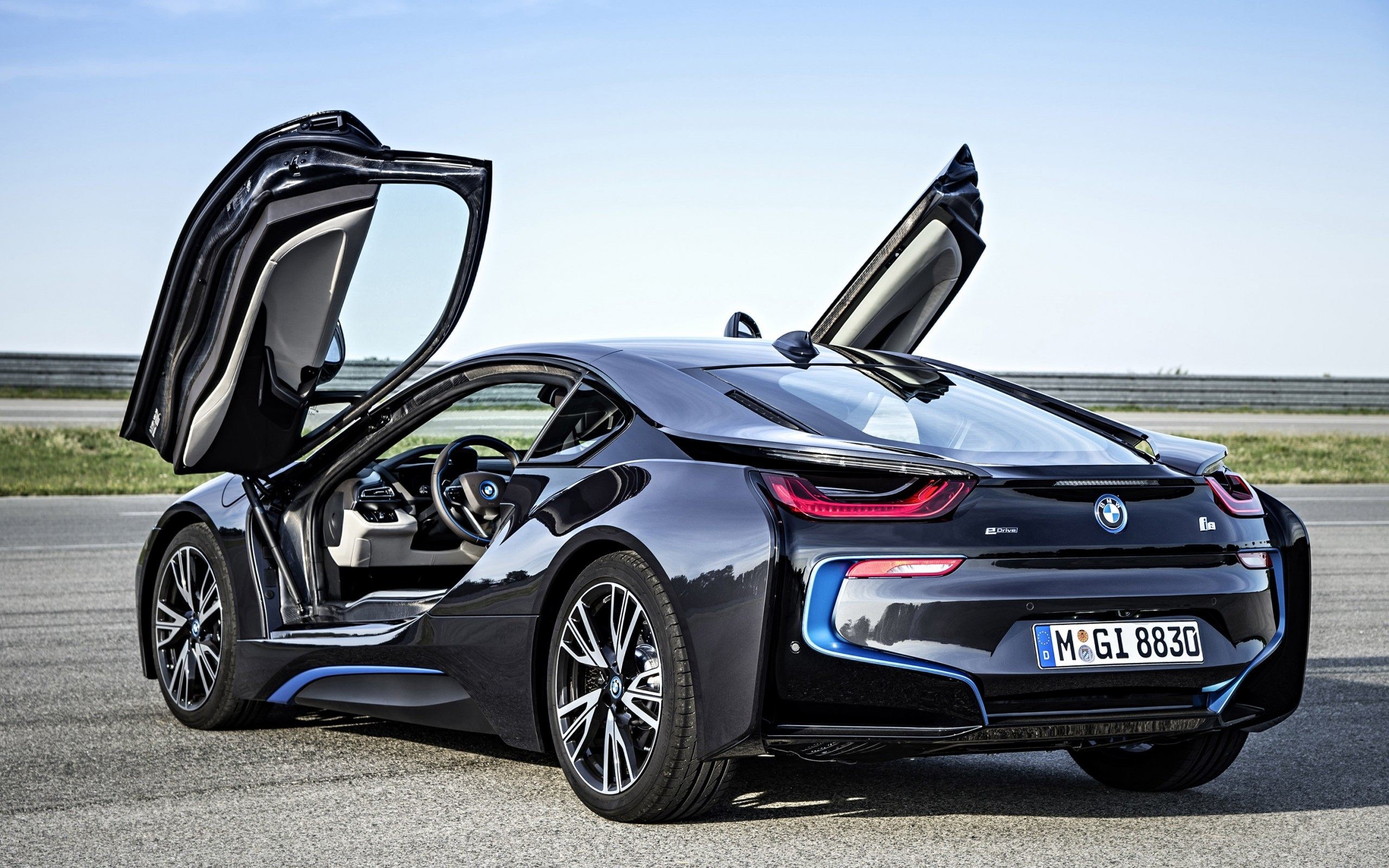 0 Bmw Wallpapers Black Group Bmw I8 Black Car Wallpaper - Car Photo Hd , HD Wallpaper & Backgrounds