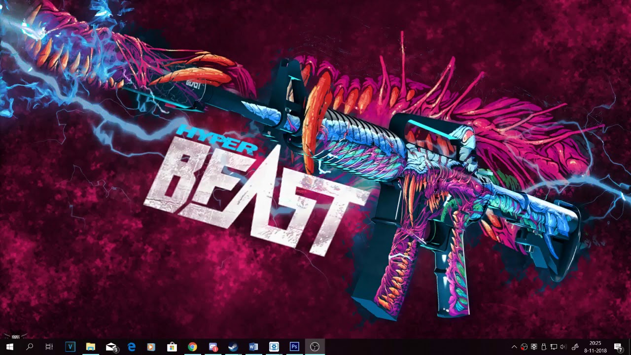 M4a1-s Hyper Beast - Cs Go Hyper Beast M4a1 S , HD Wallpaper & Backgrounds