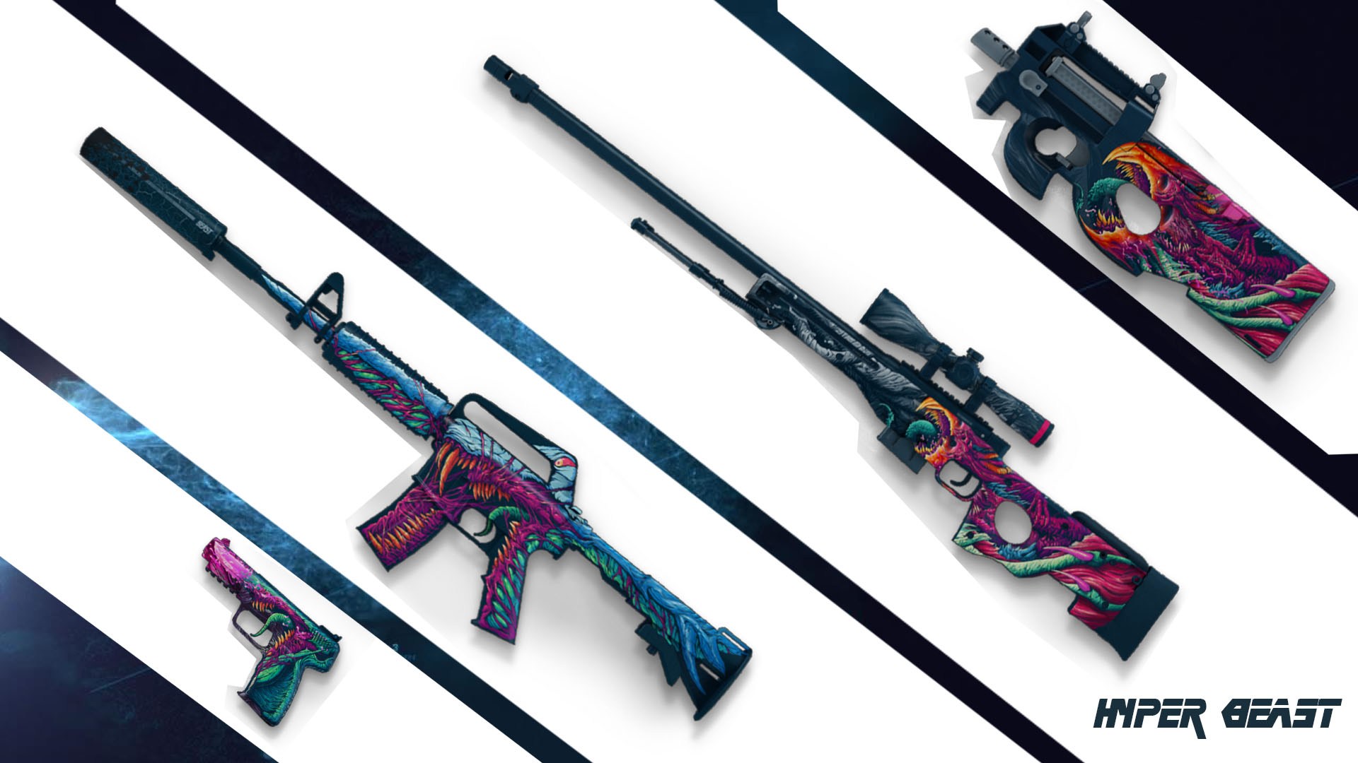 Cs Go Hyper Beast Cs Go Awp I Made A Hyper Beast Themed - Awp Skins Cs Go , HD Wallpaper & Backgrounds