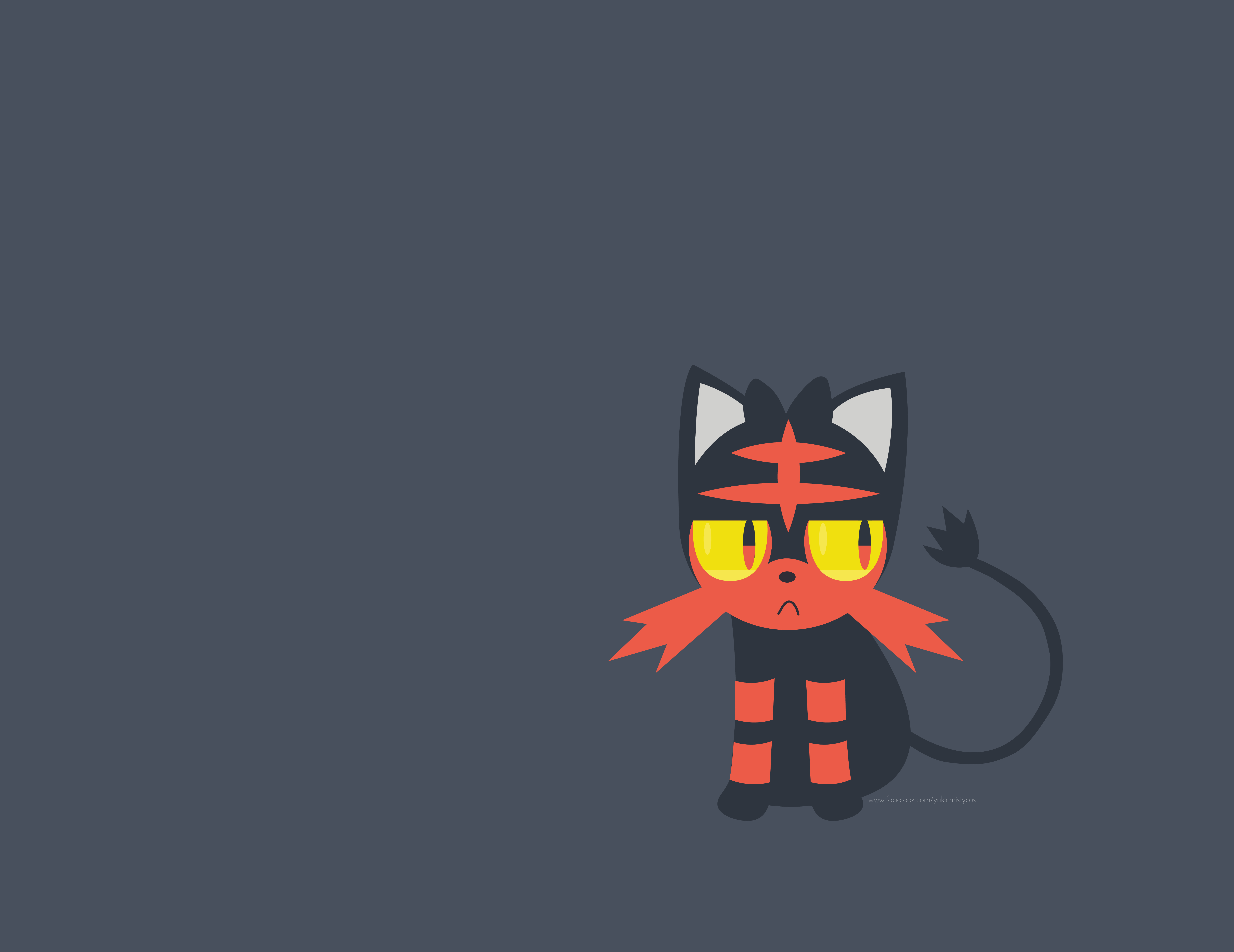 Imagepokemon Sun & Moon - Litten Fondo De Pantalla , HD Wallpaper & Backgrounds