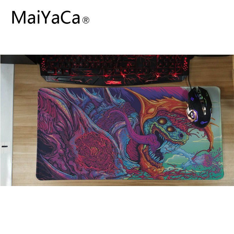High Quality Large Gaming Mouse Pad Mat Grande Hyper - Csgo Hyper Beast Pattern , HD Wallpaper & Backgrounds