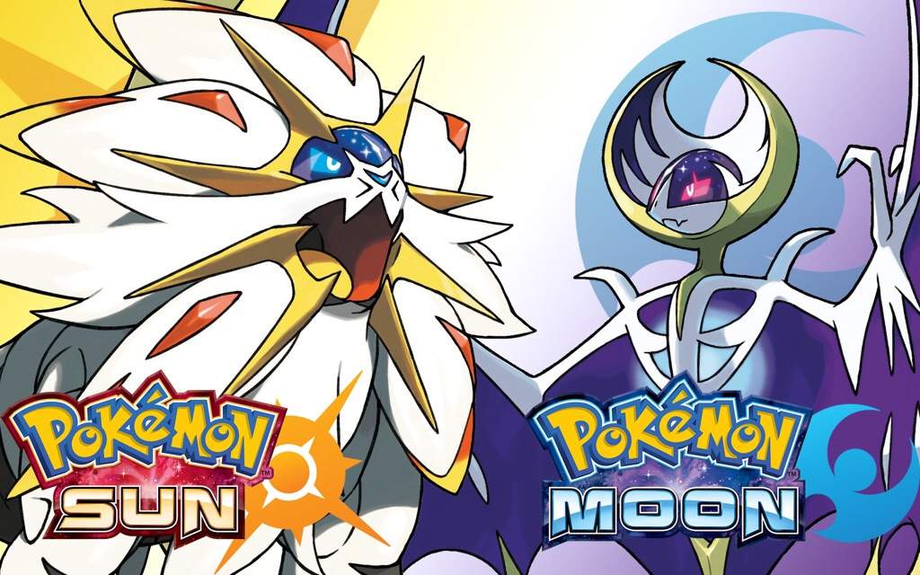 Pokémon - Lunala Vs Solgaleo , HD Wallpaper & Backgrounds