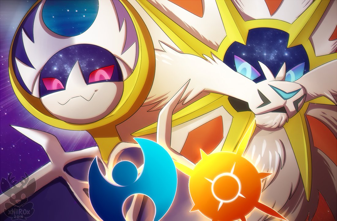 Xnir0x Pokemon - Pokemon Solgaleo And Lunala , HD Wallpaper & Backgrounds