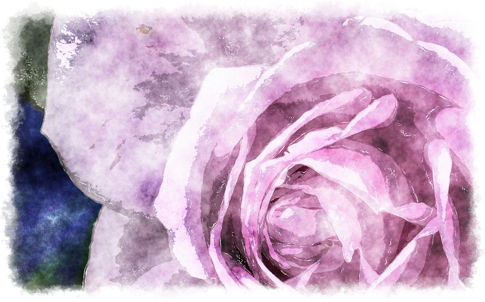 Purple Water Color Painting , HD Wallpaper & Backgrounds