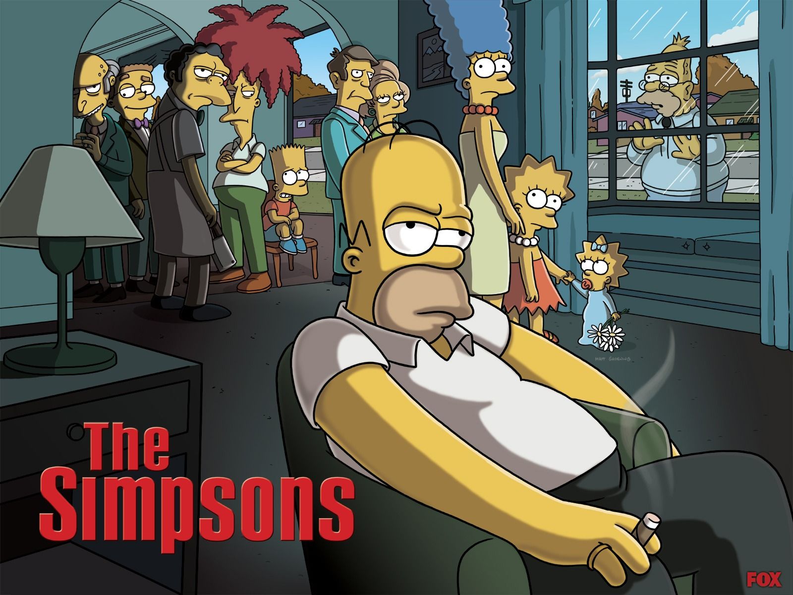 The Simpsons Wallpaper - Simpsons Wallpapers 3d , HD Wallpaper & Backgrounds