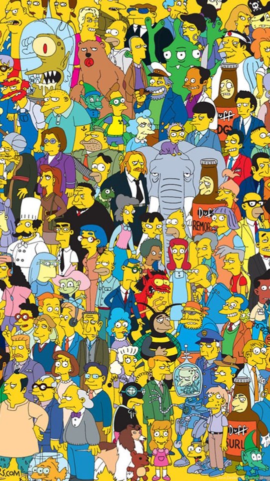 Android Hd - Iphone 6 Cases Simpsons , HD Wallpaper & Backgrounds