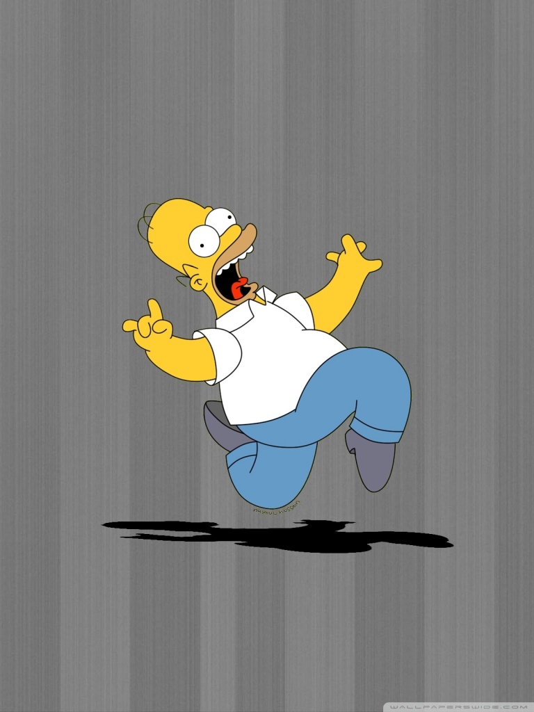 Ipad 1/2/mini - Homer Simpson Wallpaper For Iphone , HD Wallpaper & Backgrounds