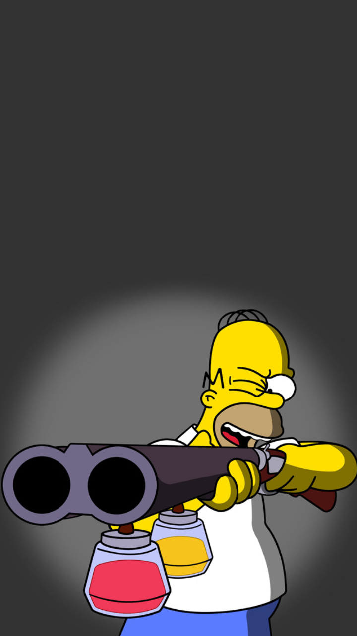 Simpsons Phone Wallpapers - Simpson Wallpaper Hd Phone , HD Wallpaper & Backgrounds