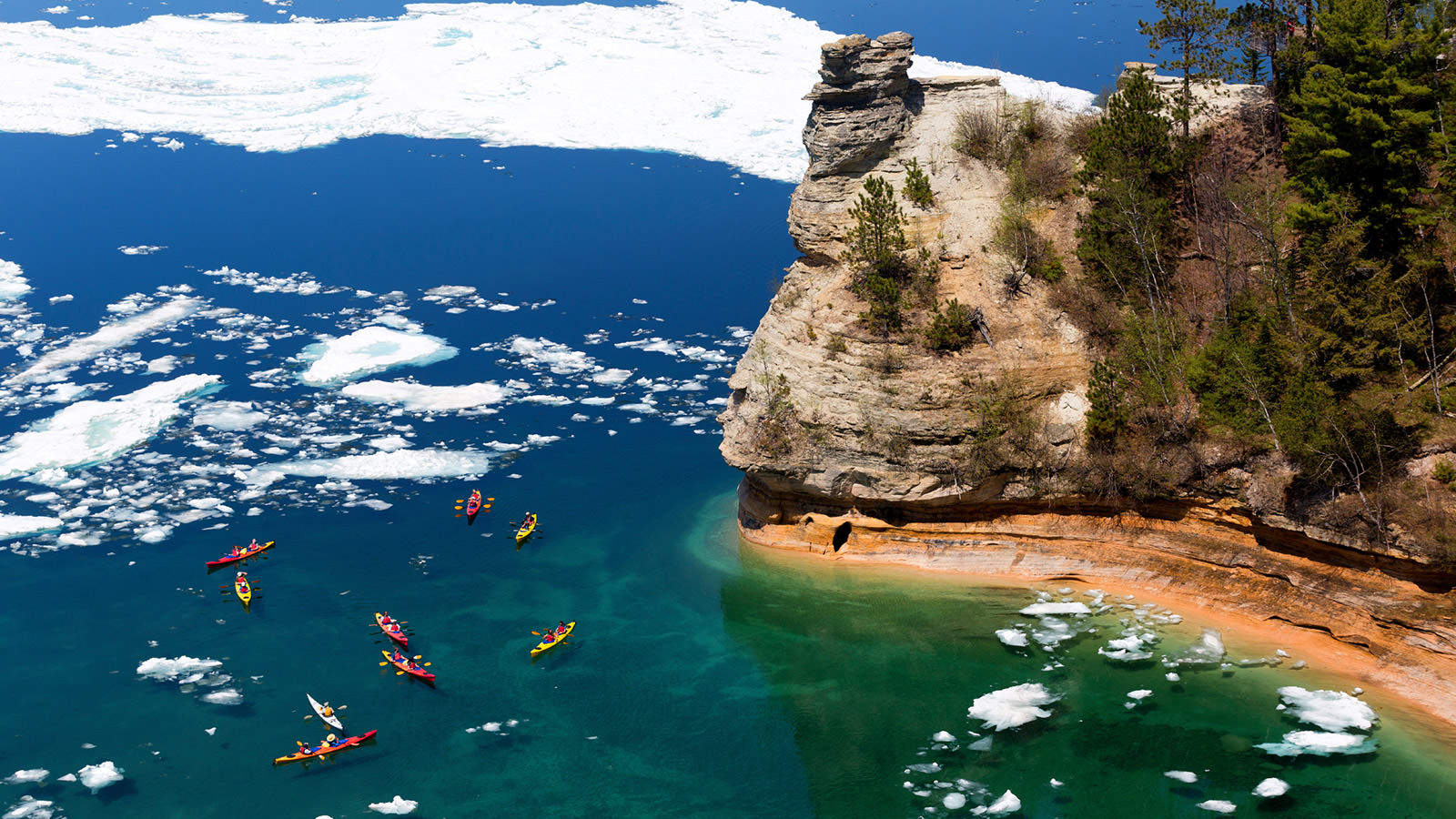 Pictured Rocks National Lakeshore , HD Wallpaper & Backgrounds
