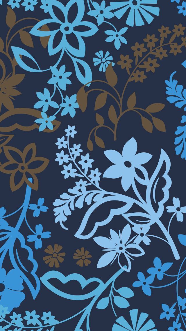 Java Floral Mobile Wallpaper Download - Java Floral Vera Bradley , HD Wallpaper & Backgrounds