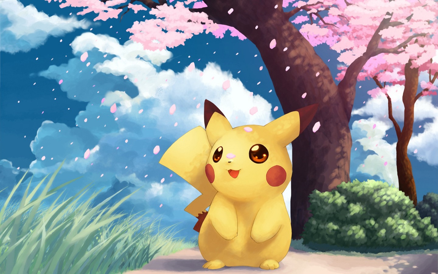 Hd Pikachu Cute Wallpaper - Pokemon Wallpaper Download , HD Wallpaper & Backgrounds