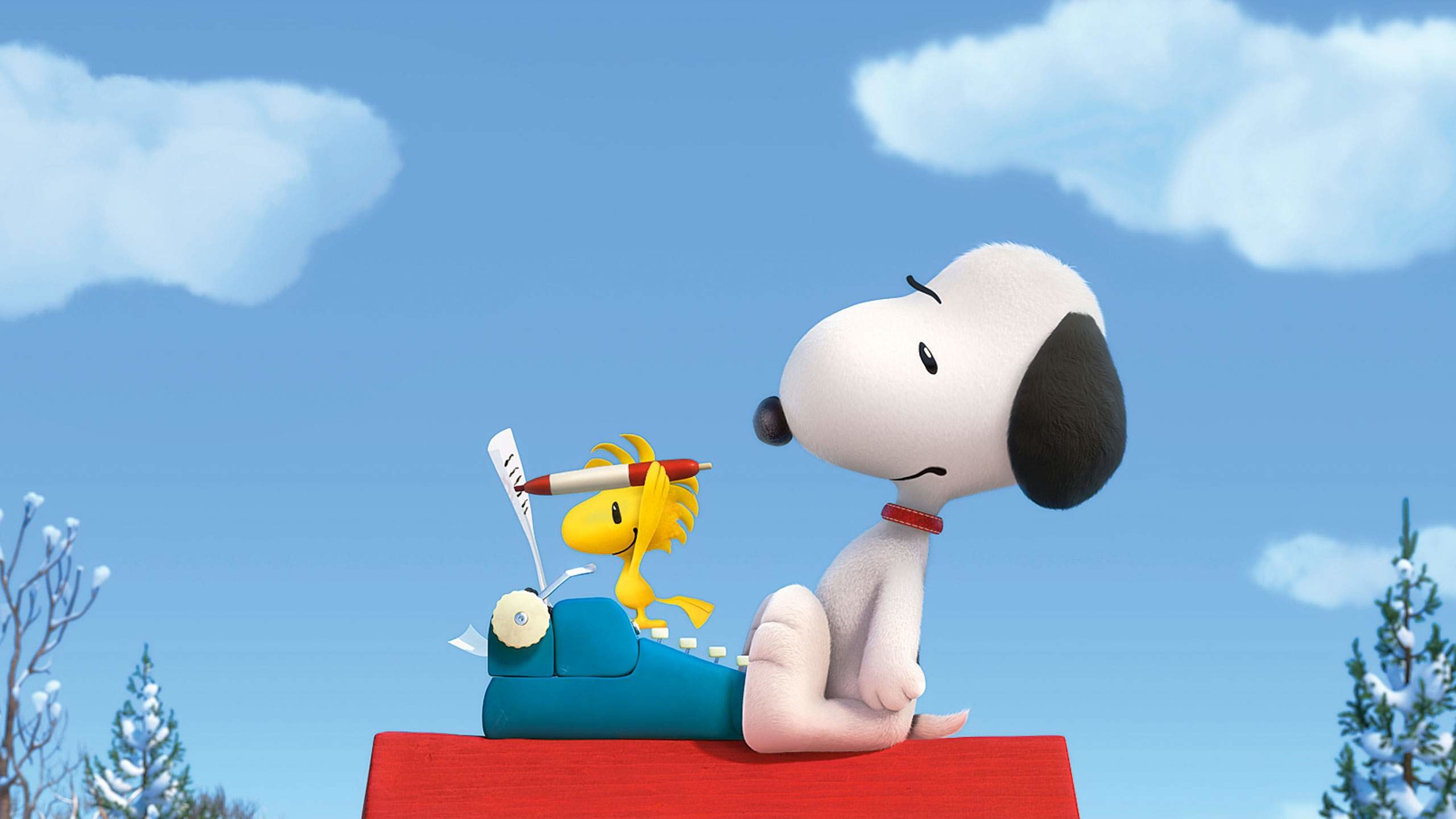 Snoopy With Charlie Brown Wallpaper - Peanuts Movie , HD Wallpaper & Backgrounds