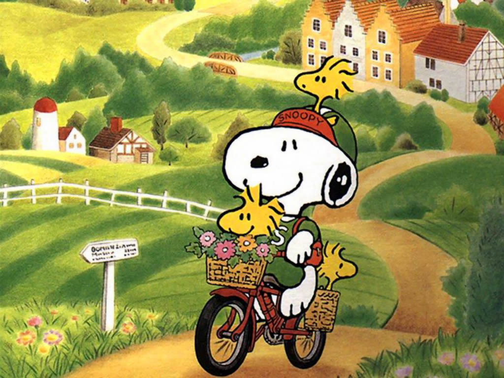 Similar Wallpaper Images - Snoopy Spring , HD Wallpaper & Backgrounds