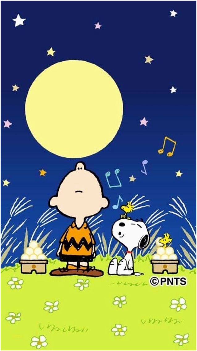 Peanuts Wallpaper Awesome Wallpaper Snoopy Iphone Âœ“ - Snoopy Looking At Moon , HD Wallpaper & Backgrounds