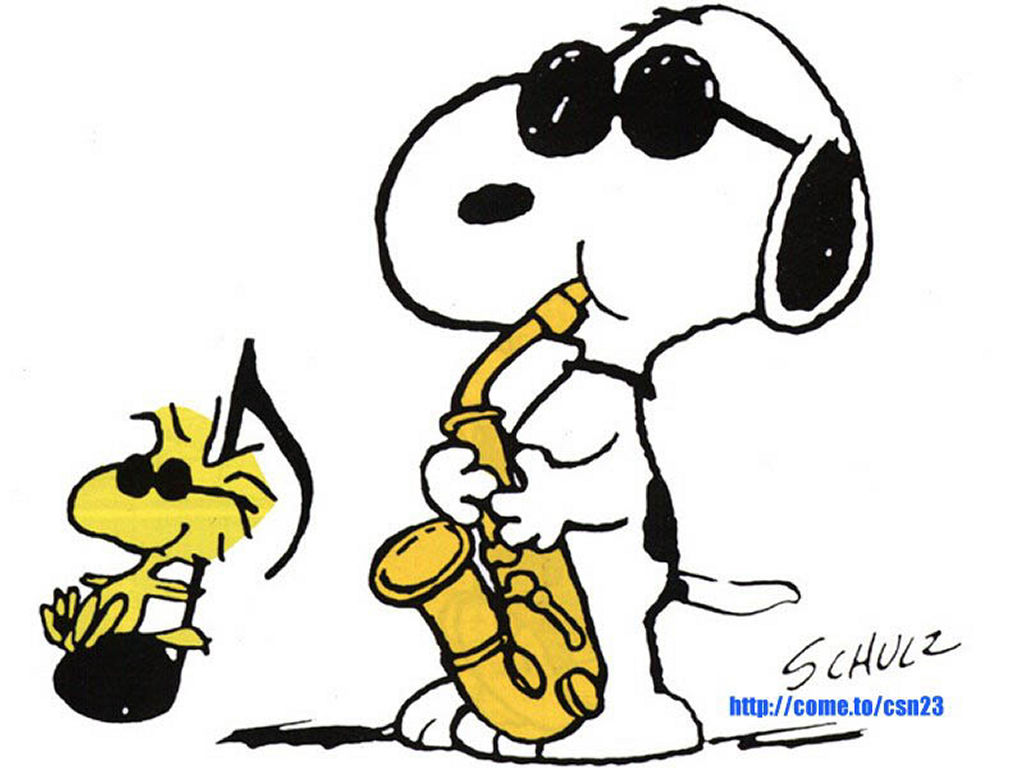 Snoopy - Snoopy Jazz , HD Wallpaper & Backgrounds