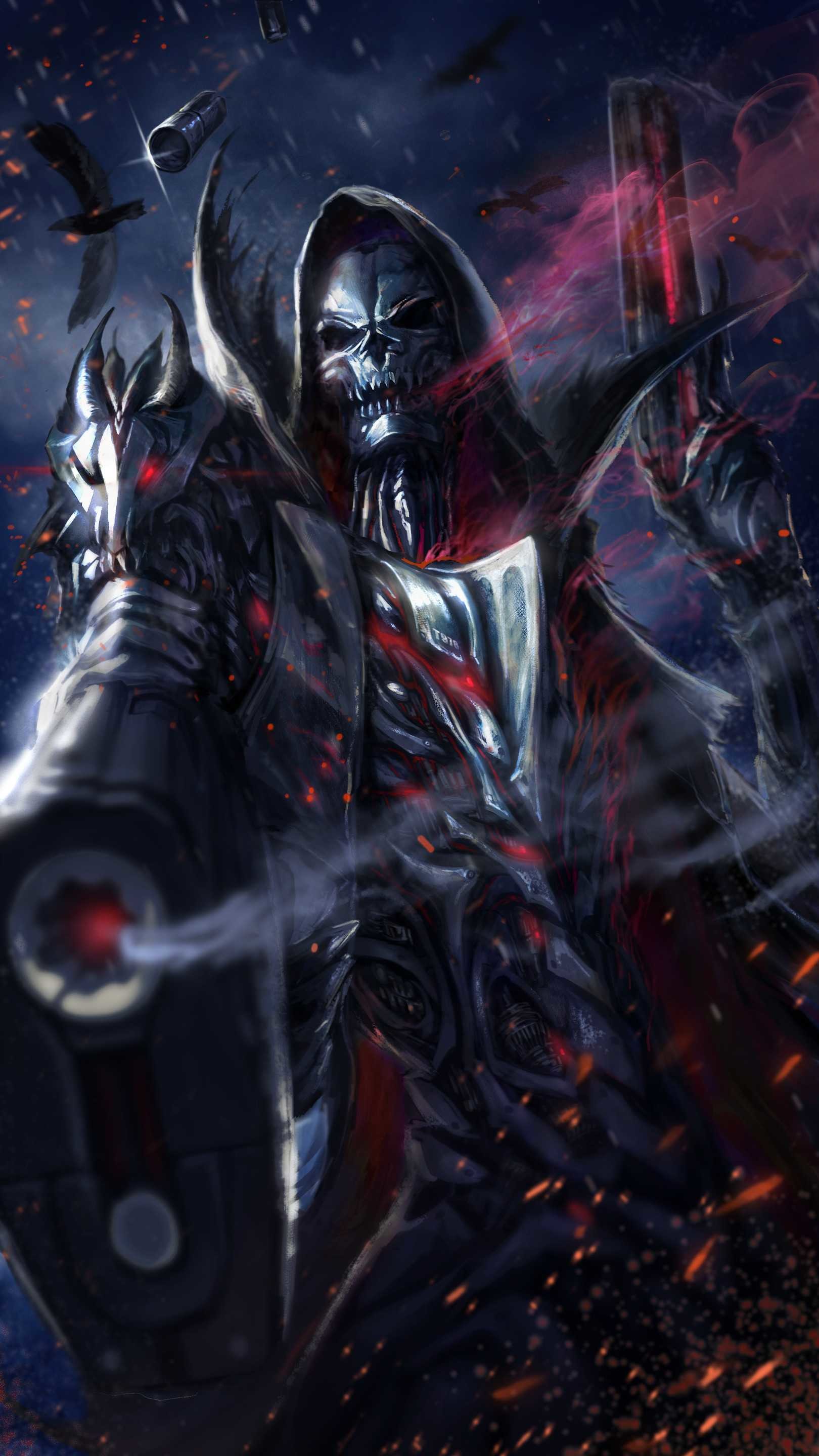 Badass Grim Reaper , HD Wallpaper & Backgrounds