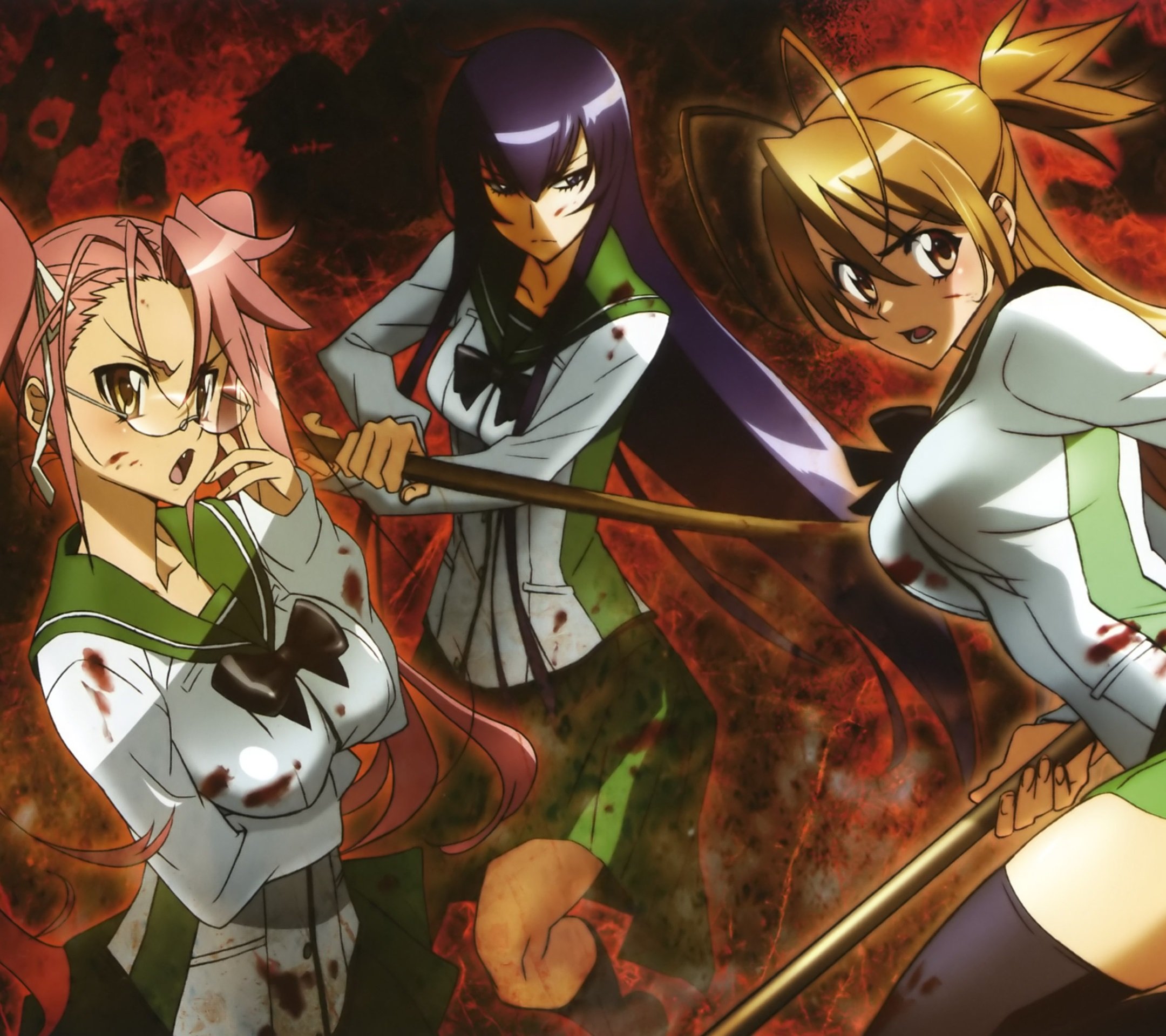 Highschool Of The Dead ต , HD Wallpaper & Backgrounds