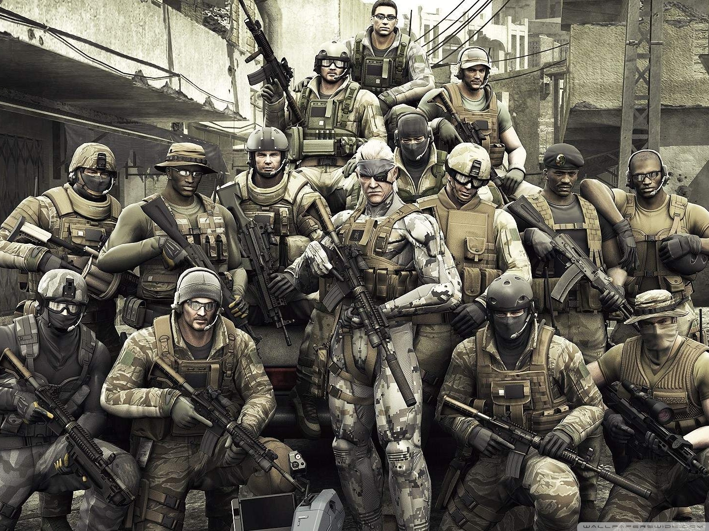 Standard - Metal Gear 4 Pmc , HD Wallpaper & Backgrounds