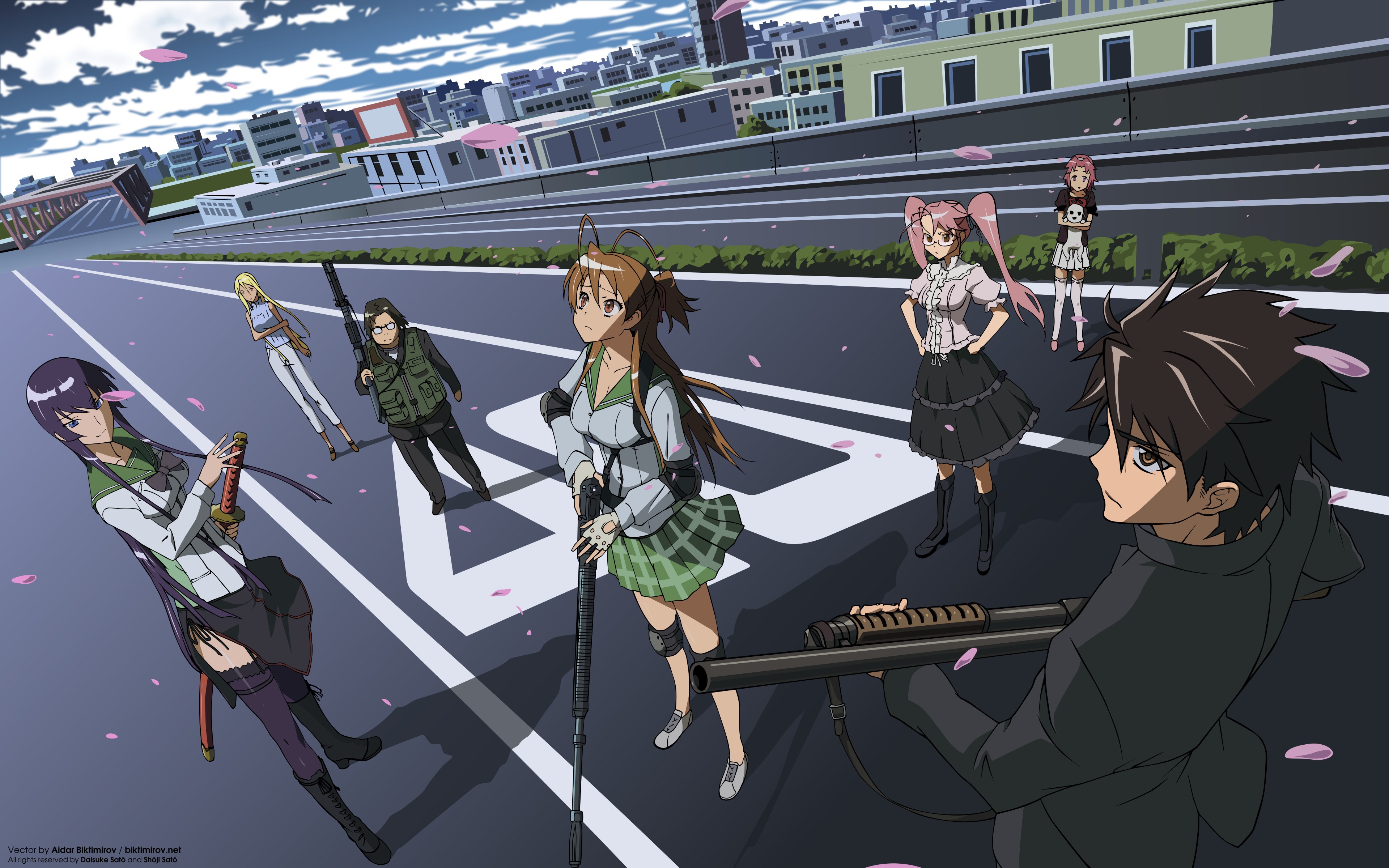 High School Of The Dead Cz , HD Wallpaper & Backgrounds