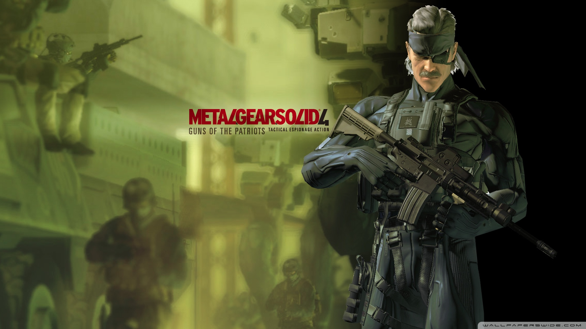 Metal Gear Solid 4 Wallpapers - Metal Gear Solid 4 Wallpaper 1080p , HD Wallpaper & Backgrounds