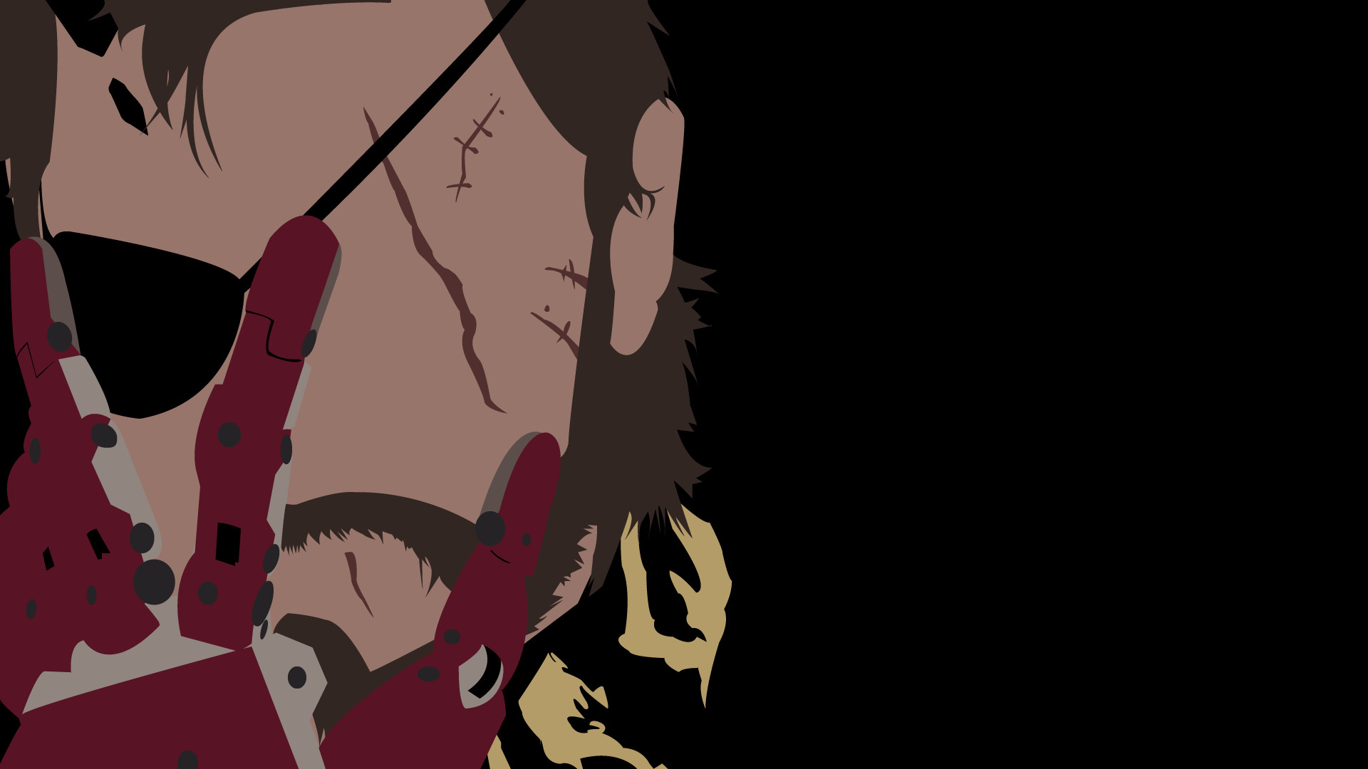 Metal Gear Solid V The Phantom Pain Wallpaper - Metal Gear Solid V Minimalist , HD Wallpaper & Backgrounds