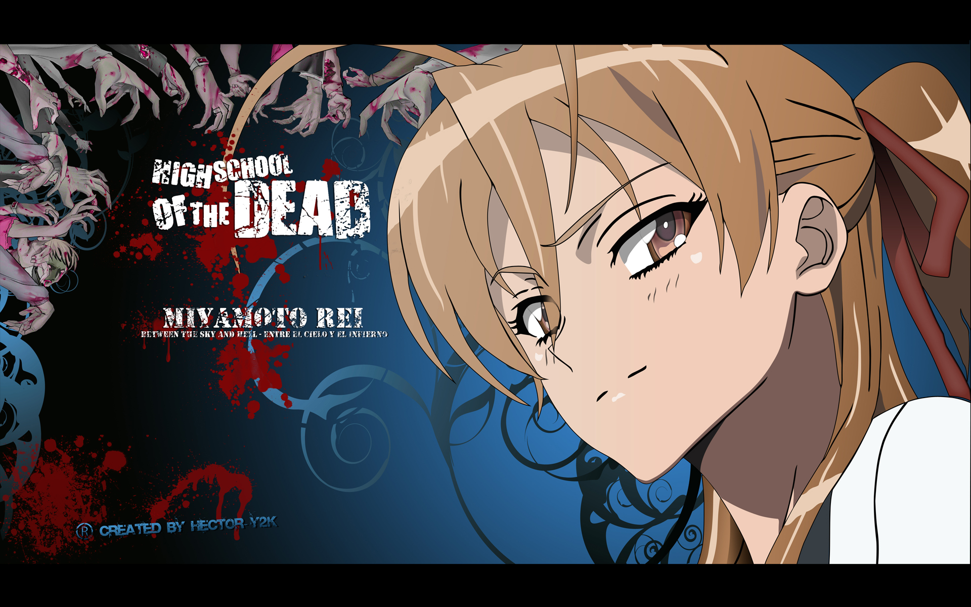 Miyamoto Rei - Highschool Of The Dead Rei Profile , HD Wallpaper & Backgrounds