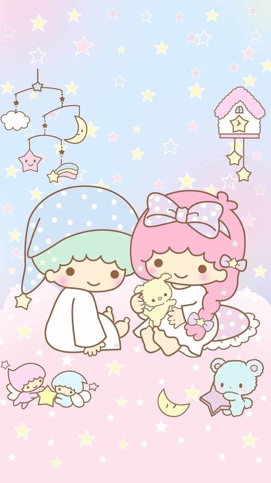 Little Twin Stars ⭐️ - Little Twin Star Iphone , HD Wallpaper & Backgrounds