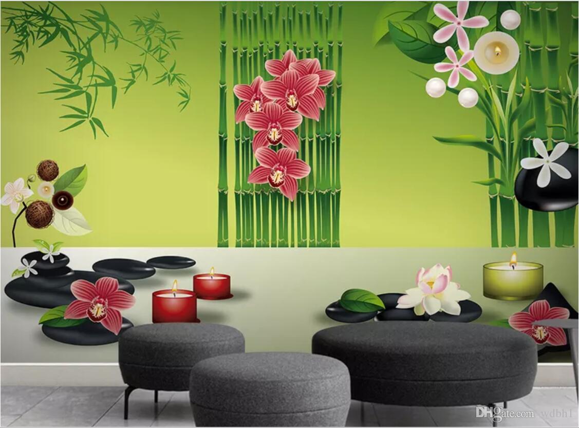 3d Room Wallpaper Custom Photo Mural Beauty Spa Club - Bamboo , HD Wallpaper & Backgrounds