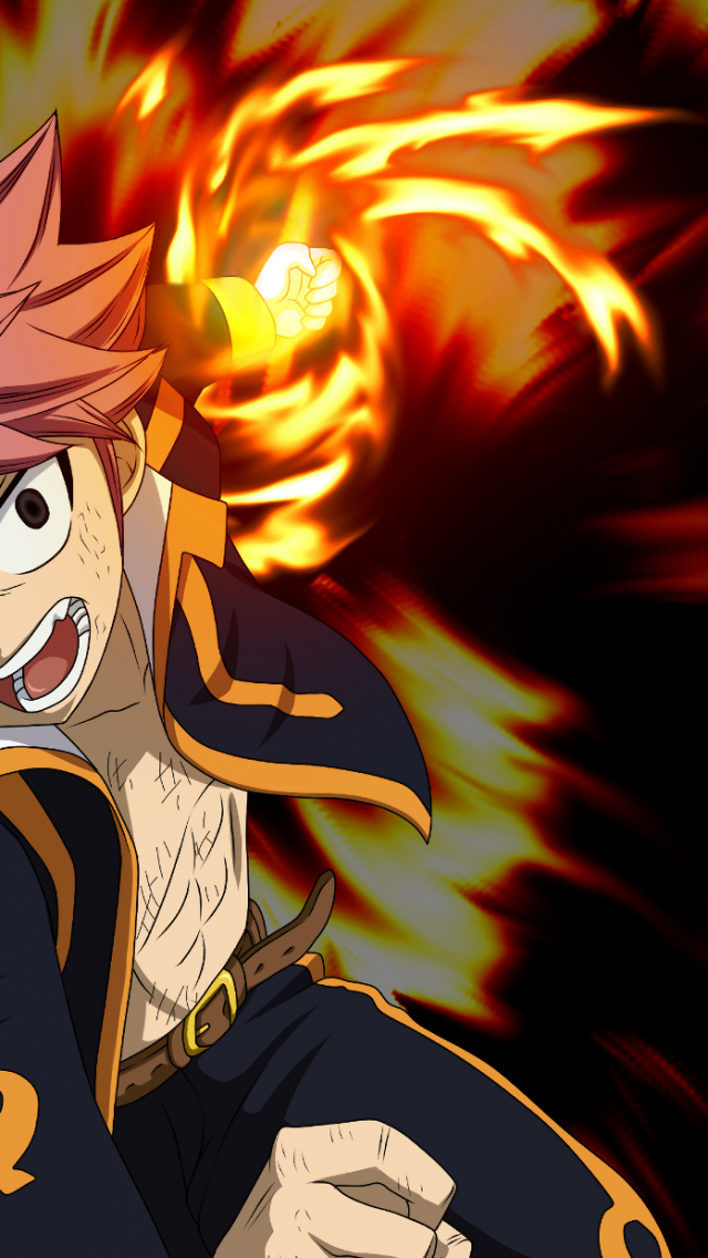 Fairy Tail, Natsu Dragneel, Attack, Flames - Natsu Karyuu No Tekken , HD Wallpaper & Backgrounds