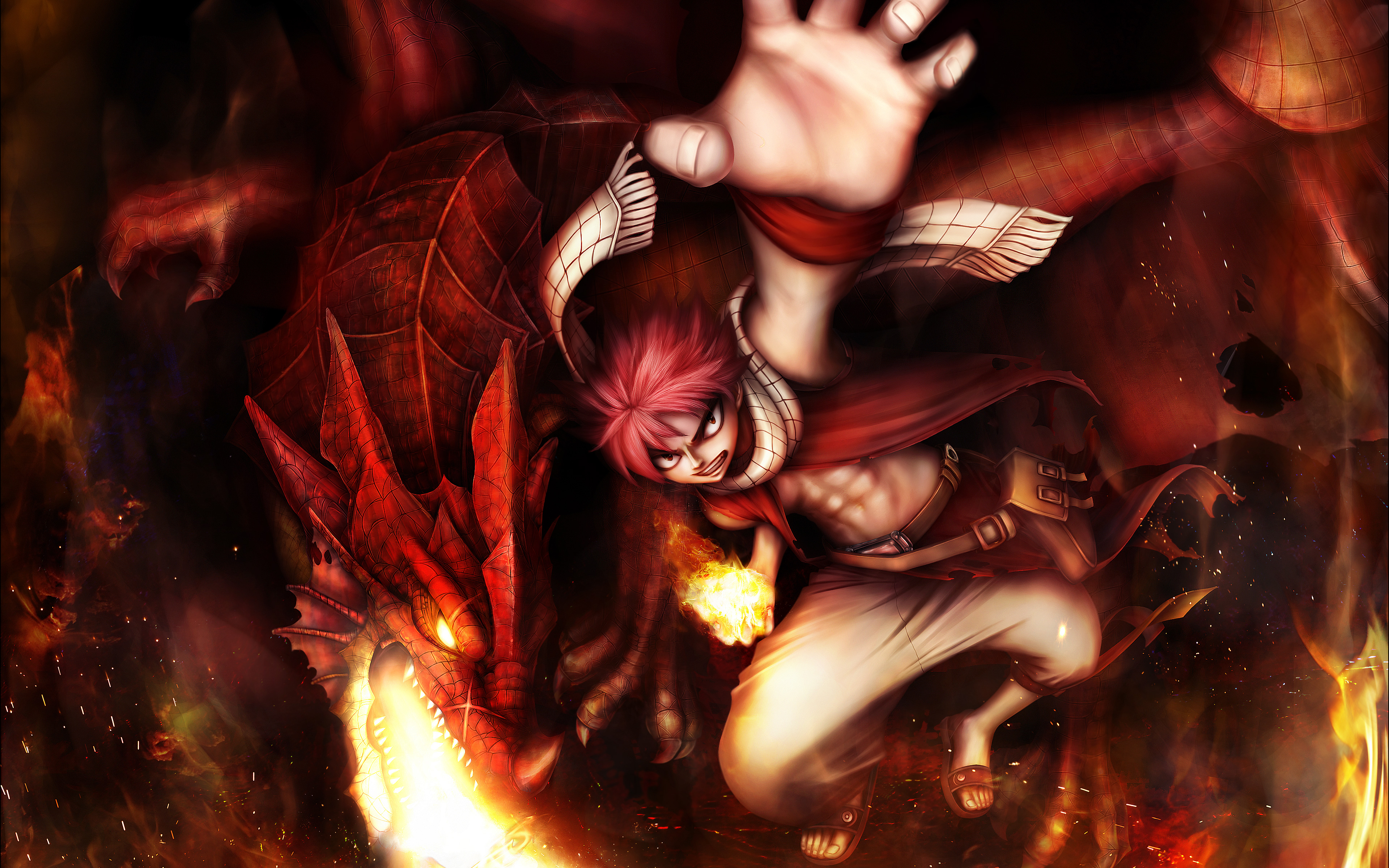 Dragneel Natsu - Fairy Tail , HD Wallpaper & Backgrounds