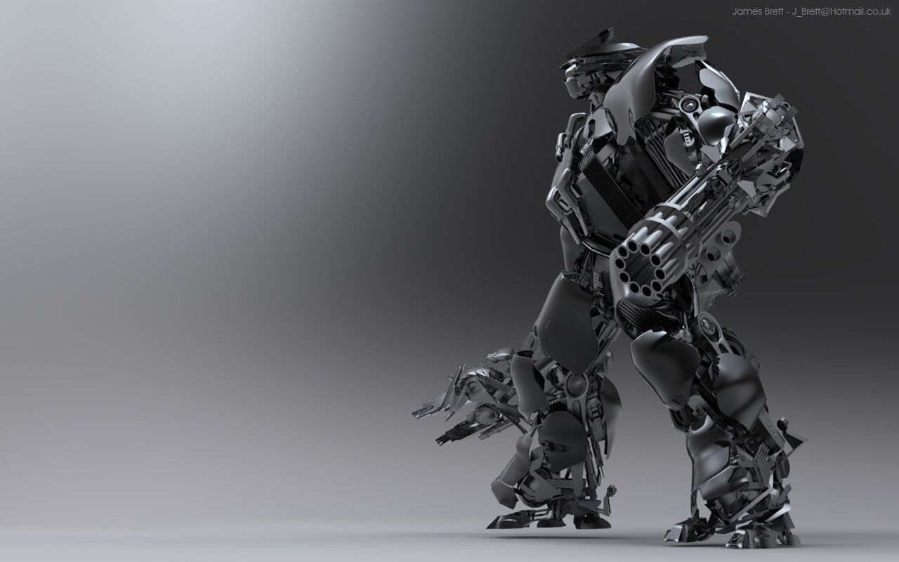 3d Robots Wallpapershd Wallpapers - Mecha Robot , HD Wallpaper & Backgrounds