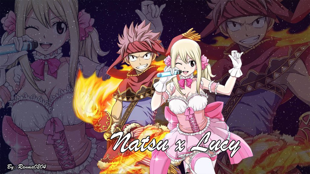 Natsu - Natsu X Lucy , HD Wallpaper & Backgrounds