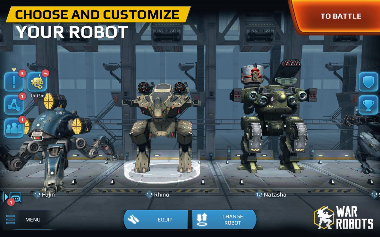 Play Walking War Robots On Pc - War Robots Pc , HD Wallpaper & Backgrounds